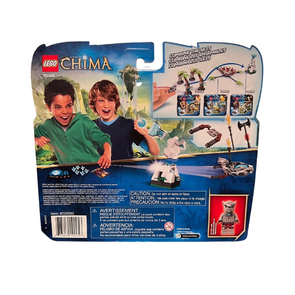 Lego Legends of Chima Speedorz Winzar Ice Tower 70106 New In Package - Picture 2 of 2